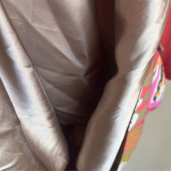 Trina Turk Women's Silk Linen Blend Jacket Size Medium Colorful Work Career Wear - Picture 7 of 8